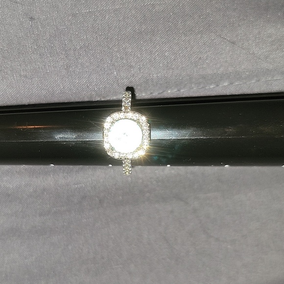 Aquamarine CZ Ring - Picture 2 of 12